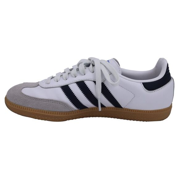 Adidas Sambas OG Low-Top Sneakers in Black and White leather and Suede - Picture 2 of 8